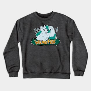 I'm a werefox, white Crewneck Sweatshirt